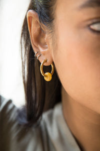 Elevate your everyday style with our Serenity Earrings, featuring abacus-shaped natural stone charms combined with a gold plated earring. Available in three breath taking colors—blue stripe, yellow jade, and green aventurine. Perfect for girlies who love natural stones in their jewelry. Order now and enjoy these one of a kind earrings.