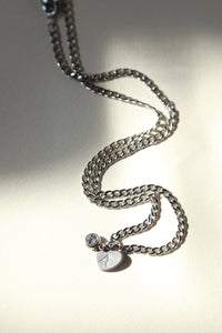 Hidden Initial Necklace (silver)